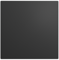 Панель декоративная DiCiTi AEON D100/125 175х175 пластик Matt black